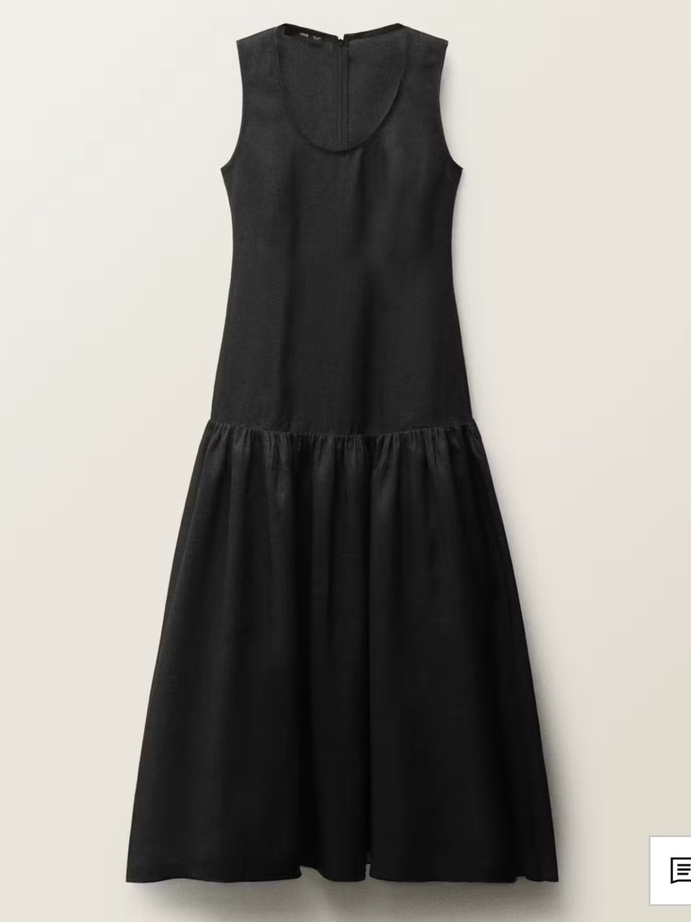 Sleeveless Black Maxi Dress with Tiered Skirt - Picture 10 of 11